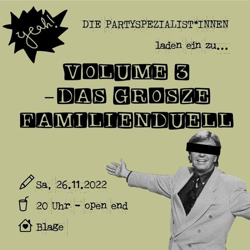 DIE PARTYSPEZIALIST*INNEN GOES BLAGE!!!!