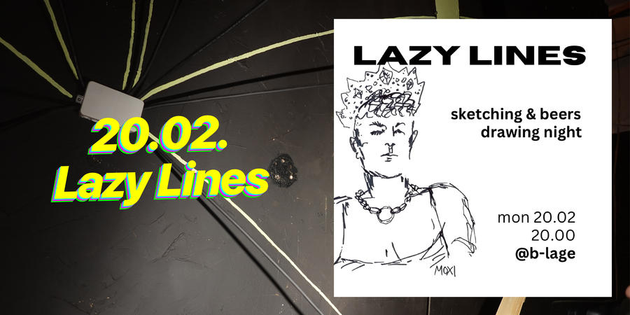 LAZY LINES – Sketching & beers.