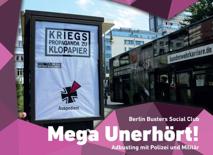 Mega Unerhört: Adbusting mit Polizei & Militär (Buchvorstellung&Diskussion)