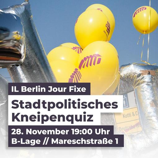 Kneipenquiz gegen den Mietenwahnsinn