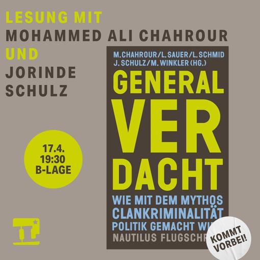 Lesung: Generalverdacht – Wie mit dem Mythos Clankriminalität Politik gemacht wird