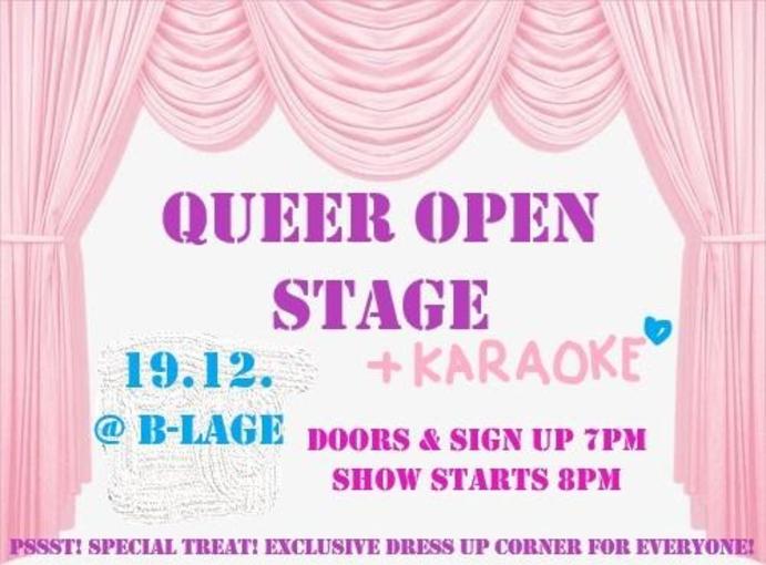 Queer open stage